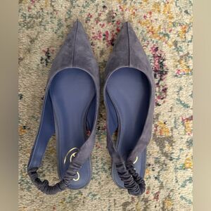 Sam Edelman Lavender Suede Slingback Flats